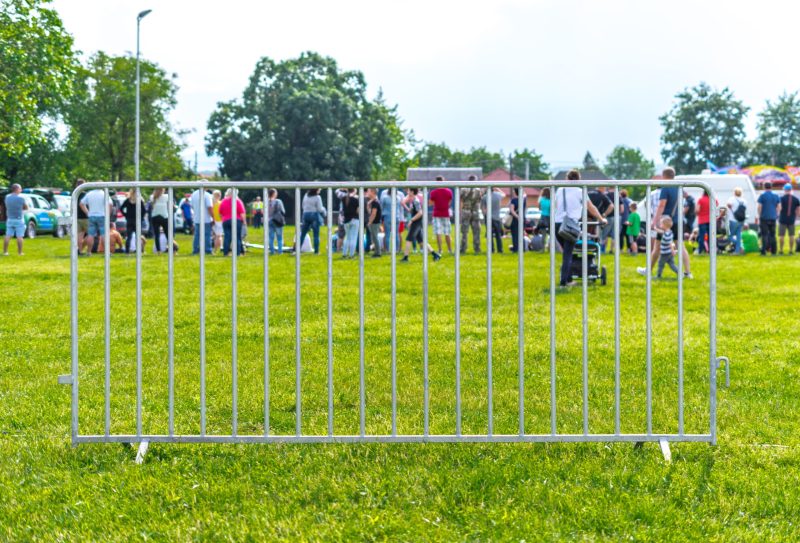 barricade fencing for festivals