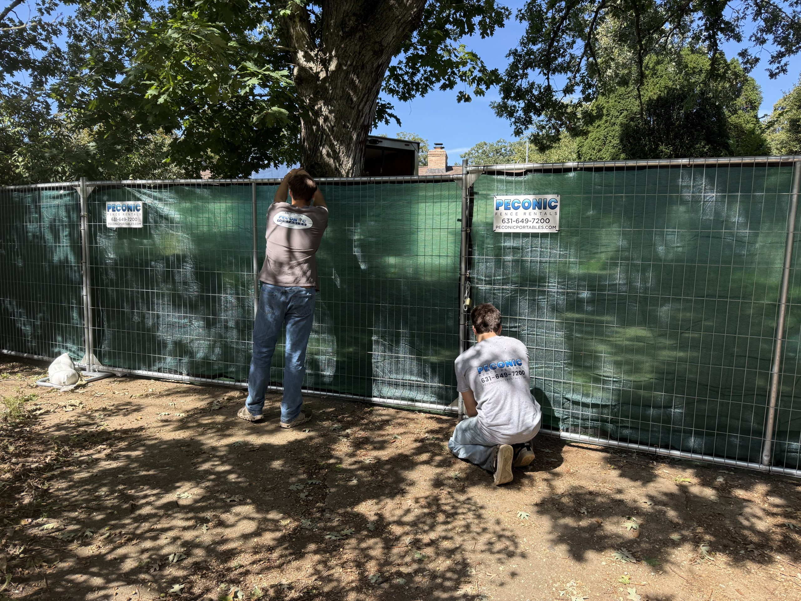 East Hampton construction fence rental
